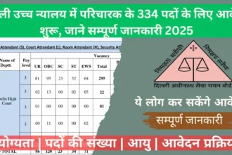 DSSSB DHC Attendant Recruitment 2025